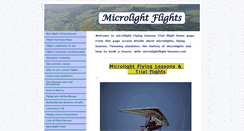Desktop Screenshot of microlightflight-lessons.com