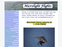 Tablet Screenshot of microlightflight-lessons.com